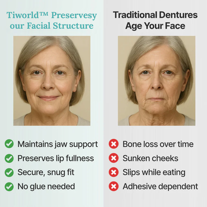 ✨ Ends Today: 70% OFF! Tiworld™? Custom-Fit Full Functional DenturesMake you more confident