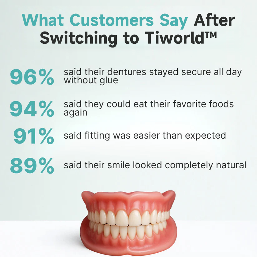 ✨ Ends Today: 70% OFF! Tiworld™? Custom-Fit Full Functional DenturesMake you more confident